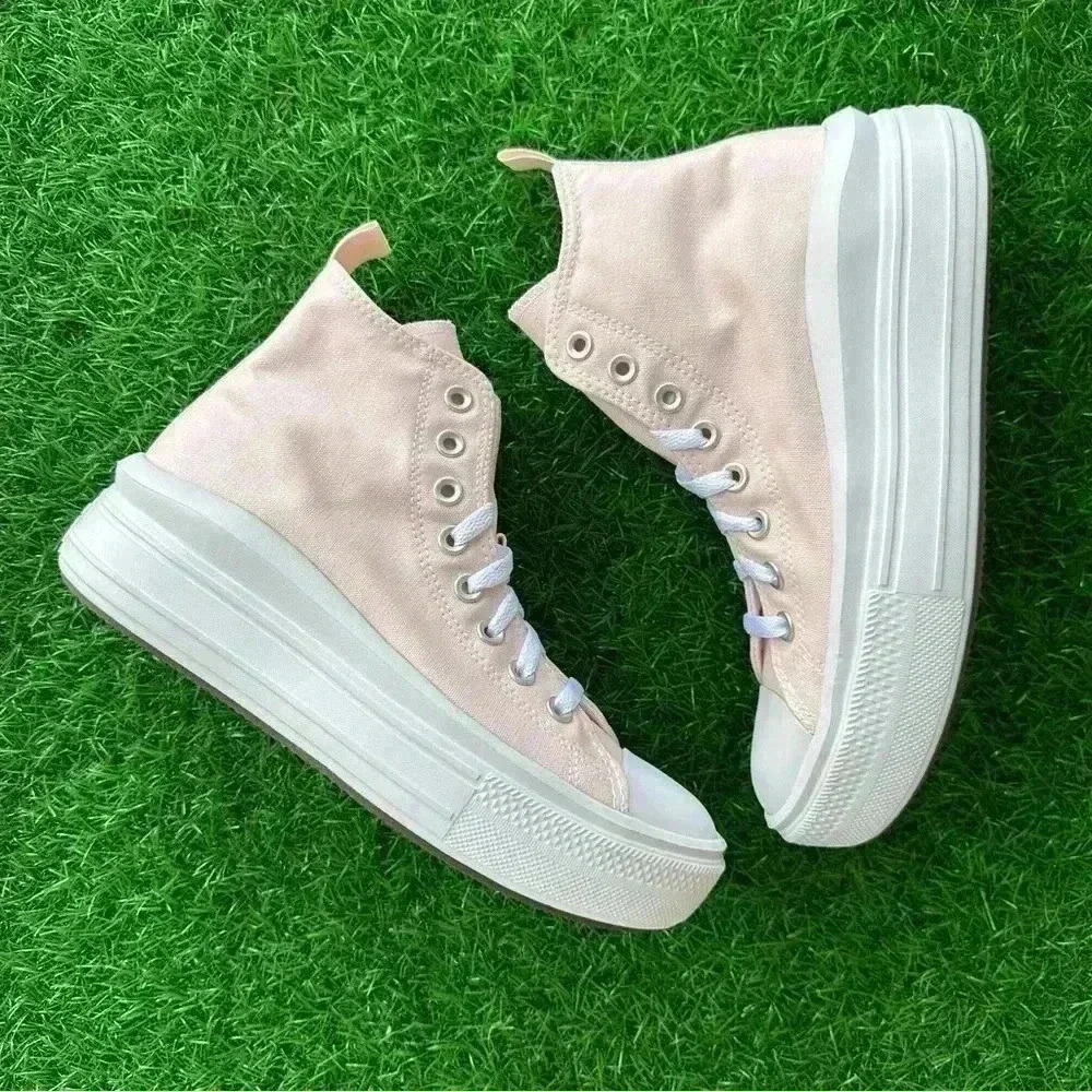 Converse Chuck Taylor All Star Move Hi Decade Pink - Picture 5 of 8